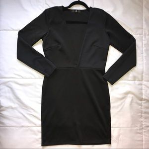 Missguided Deep Plunge Bodycon Dress